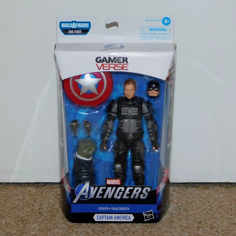 Hasbro Marvel Legends Gamerverse Stealth Captain America MIB New Joe Fixit BAF